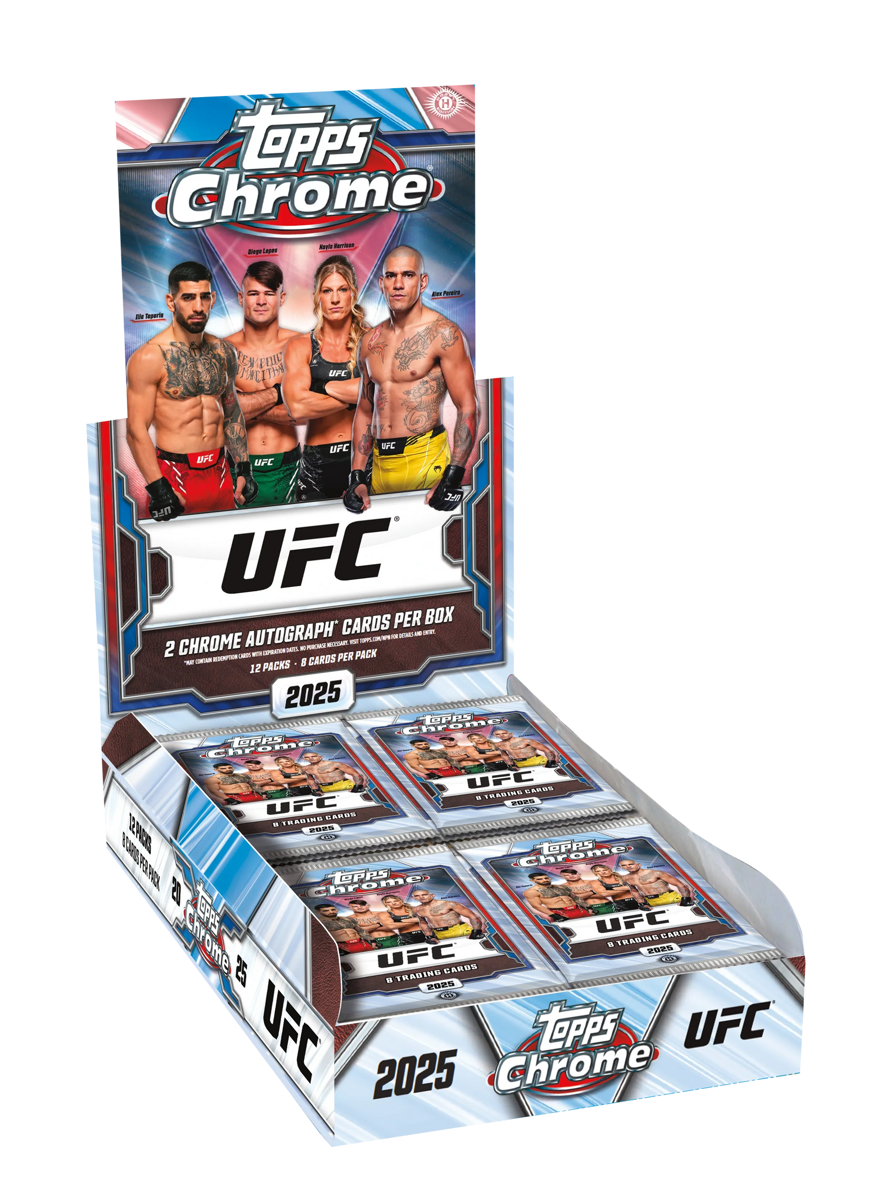 2025 Topps UFC Chrome Hobby Box