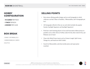 2022-23 Panini Noir Basketball Hobby Box