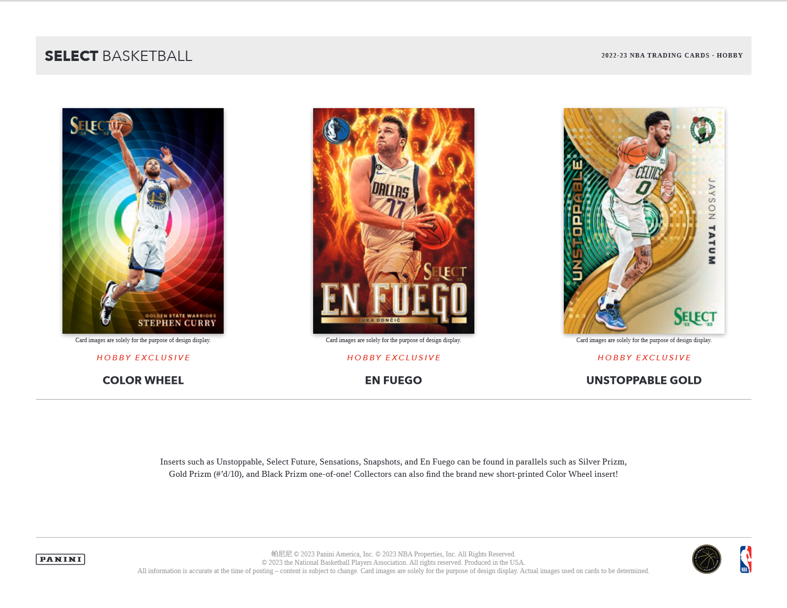 2022-23 Panini Select Basketball Hobby Box