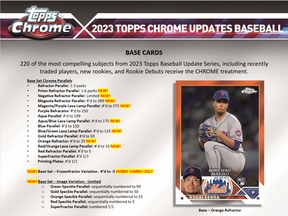 2023 Topps Chrome Update Series Baseball Jumbo Box
