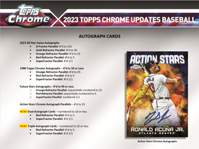 2023 Topps Chrome Update Series Baseball Jumbo Box