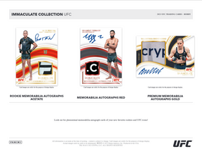 2023 Panini Immaculate UFC Hobby Box