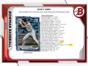2024 Bowman Baseball Jumbo Box