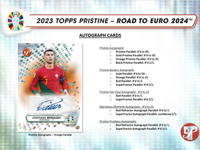 2023 Topps Pristine Road To Euro 2024 Soccer Hobby Box