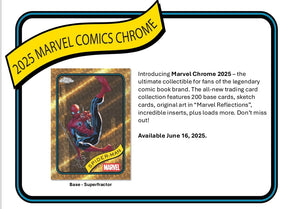 2025 Topps Chrome Marvel Hobby Box