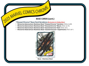 2025 Topps Chrome Marvel Hobby Box