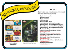 2025 Topps Chrome Marvel Hobby Box